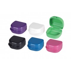 Plasdent Euro Deep Dish Box 3”L x 2.75”W x 1.75”H (12pcs/bag) - ASSORTED COLORS